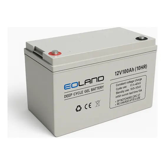 Bateria Ciclo Profundo Eoland 12v 100 Amp Baterias Para Panel Solar Baterias De Gel Carga Solar