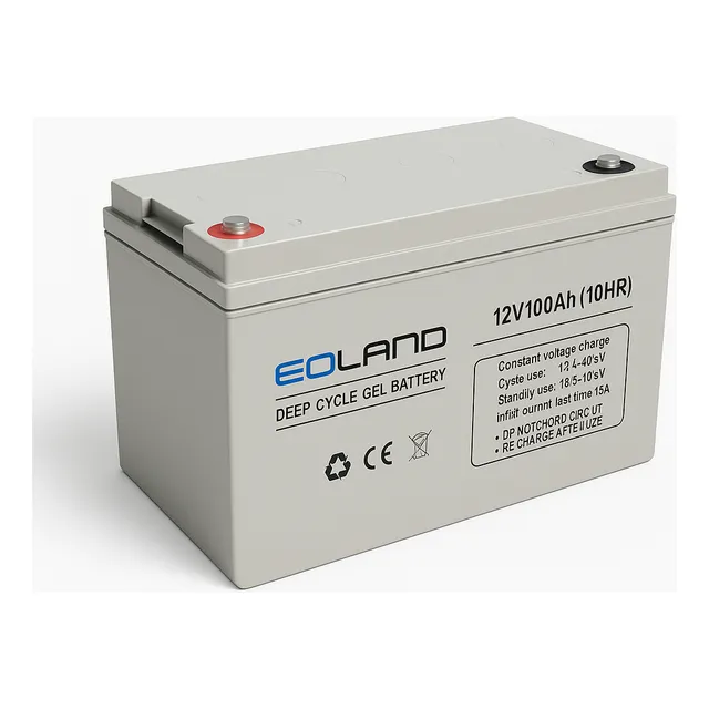 Bateria Ciclo Profundo Eoland 12v 100 Amp Baterias Para Panel Solar Baterias De Gel Carga Solar