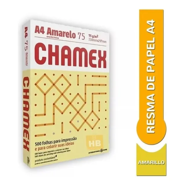  5 Resma Papel Chamex Premium A4 75 Gr Color