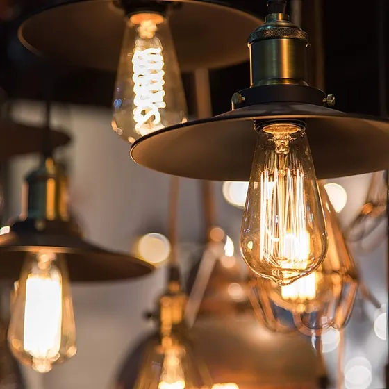 Bombillos Edison Vintag Color Ambar, E26.60w Precio 2 Unidad