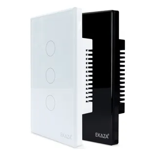 Interruptor Zigbee Inteligente 3 BotÔes Smart Touch Alexa Interruptor Zigbee Inteligente 3 BotÔes Smart Touch Alexa