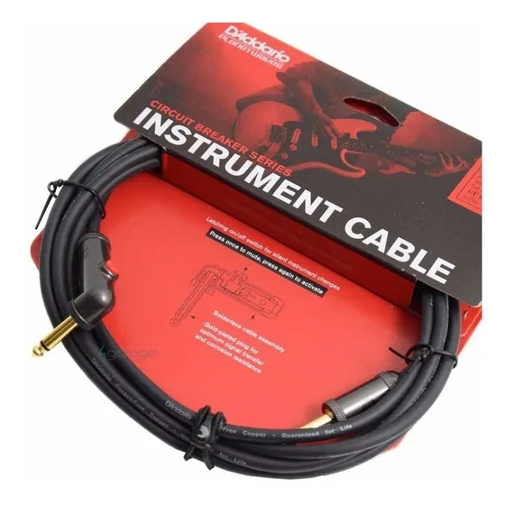 Cabo Planet Waves Circuit Breaker Plug L 3m Guitarra Violão