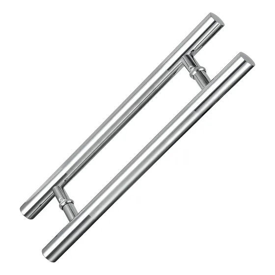 Jaladera Acero Inoxidable Tipo H Puerta Cristal Puerta100cm Color Plateado Hisemy