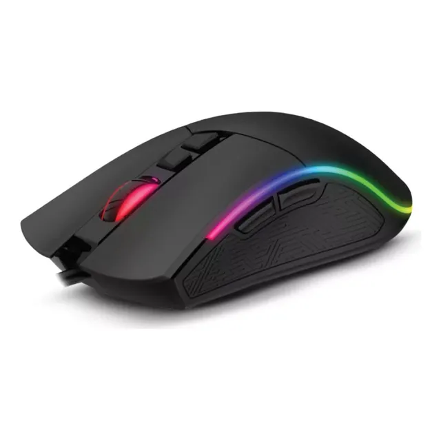 Mouse Gaming Optico Soul Usb 7 Botones 6400 Dpi