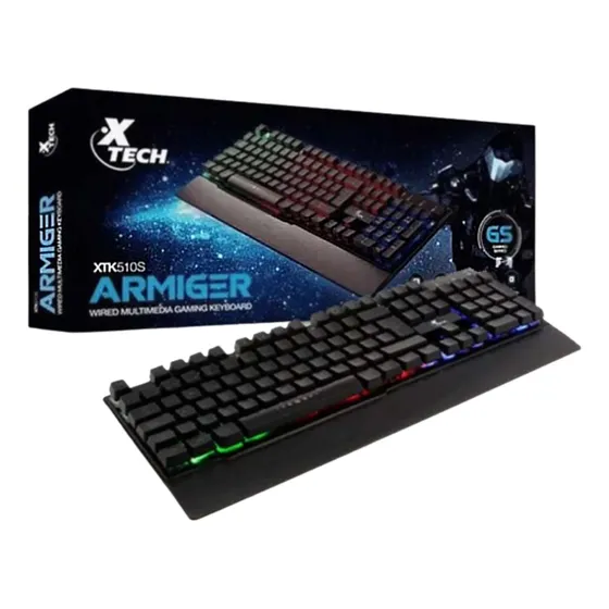 Teclado Gamers Con Luces Led Xtech Xtk-510s