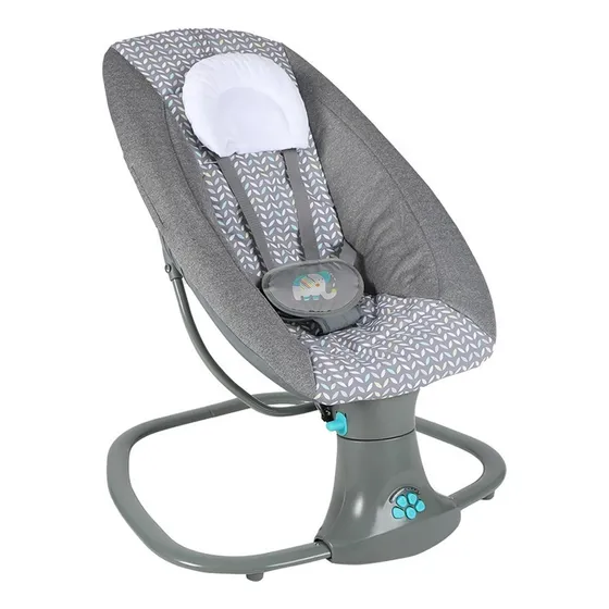 Silla mecedora para bebé Infanti Nido 3 en 1 deluxe lisa gris