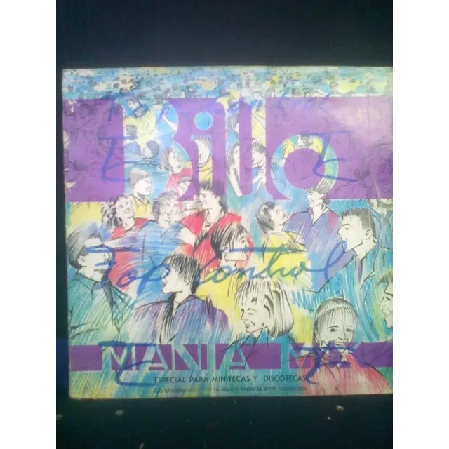 Lp.billo Mania Mix.1990.mixer.orq-bailanle.venzla.vinilo.ace