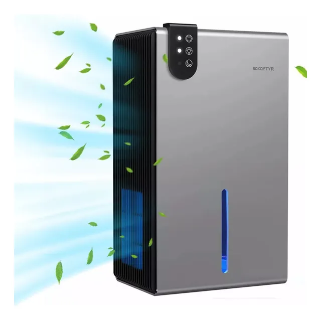 Deshumidificador Eléctrico Bokoptyr Silencioso Inteligente Eficiente Portátil 2800 Ml 7 Colores