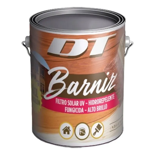 Barniz Brillante Con Color 3.6 Lts - Linea Dt 