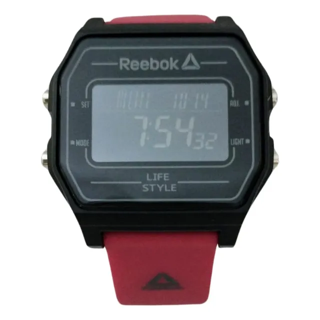 Reloj Negro/rojo Reebok Hombre Mod. Rkvneg9p4irbb