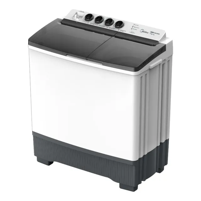 Lavadora 19 Kg Doble Tina Color Blanco Midea
