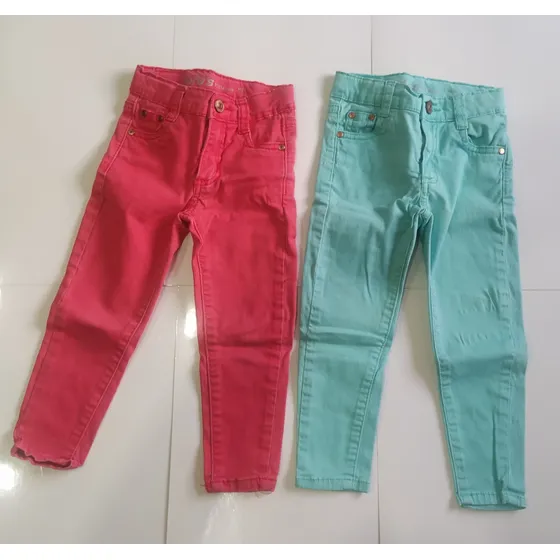 Pantalón Jeans De Niña Talla 2, Usados