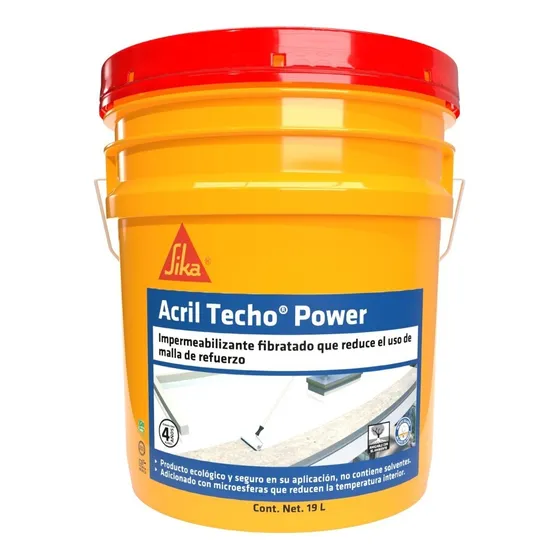 Impermeabilizante Sika Techo Power 4 Años 19 Litros Power blanco