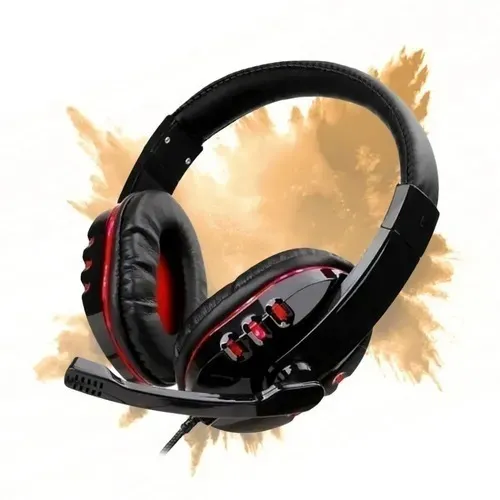 Auricular Daihatsu Gamer D-au400 C/microfono Amsterdamarg Color Negro