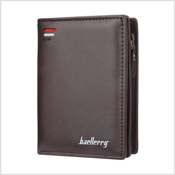 Carteira Masculina Porta Cartão + Porta Níquel Com Zíper Top