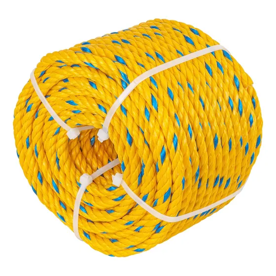 Cuerda Amarilla De Polipropileno 8 Mm, Rollo 32m 40094 Color Amarillo