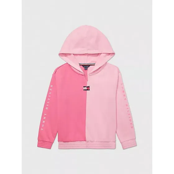 Buzo Rosado Manga Larga Con Capota Tommy Hilfiger