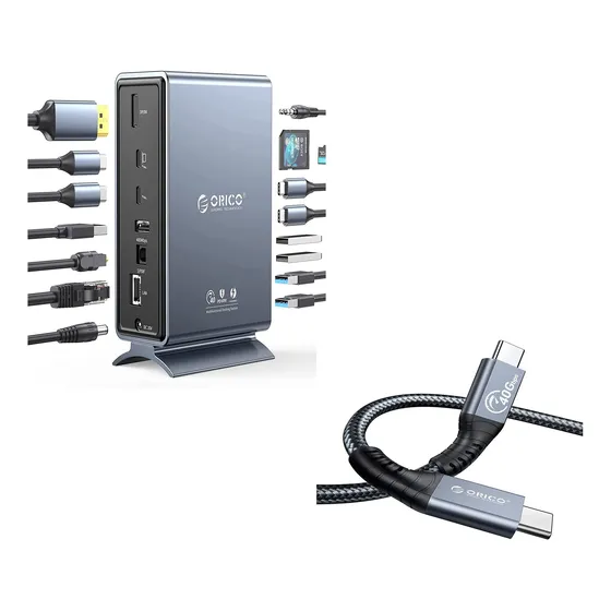Orico Thunderbolt 3 Dock Combo Cable Thuderbolt 4 40 Gbps 2m