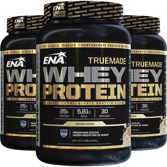 3 Kilos Pura Proteina Premium Whey Ena Crecimiento Muscular