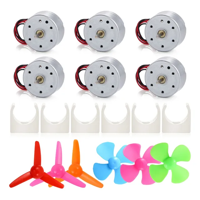 Kit Generador Eólico Mini Sntieecr 6 Pcs 3v-12v Para