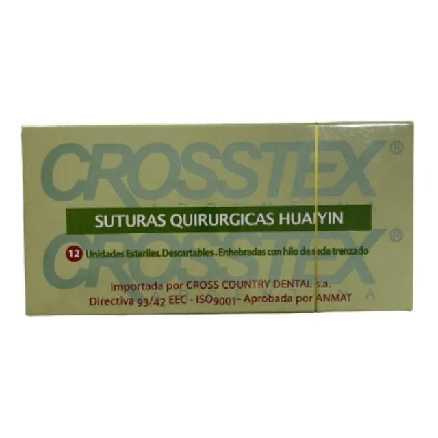 Sutura Quirurgica Crosstex Nylon 4-0 X1 Unidad Estéril