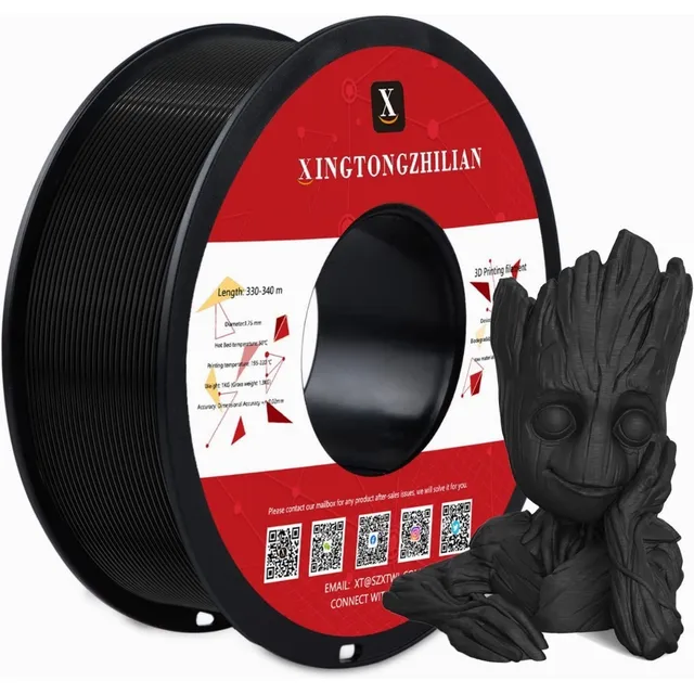 Filamento Petg+ De 1.75 Mm De Precisión Dimensional +/- 0.02