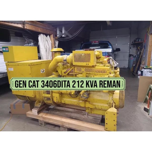 Generador Planta Caterpullar 3306dita Reman 212,5kva