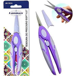 Tesoura Lanmax De PrecisĂŁo Soft 6,5 Polegadas Tesoura Lanmax De PrecisĂŁo Soft 6,5 Polegadas