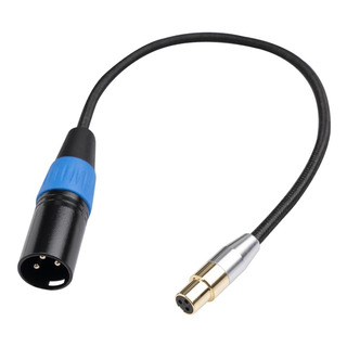 Mini Xlr De 3 Pines Hembra A Xlr Macho Plug Pro Adaptador 1m Mini Xlr De 3 Pines Hembra A Xlr Macho Plug Pro Adaptador 1m