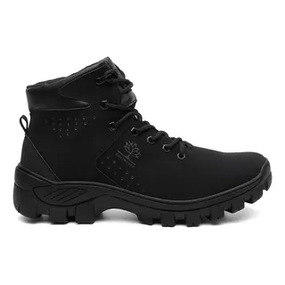 Coturno Adventure Bota Masculina Costurada Bico Resistente Coturno Adventure Bota Masculina Costurada Bico Resistente