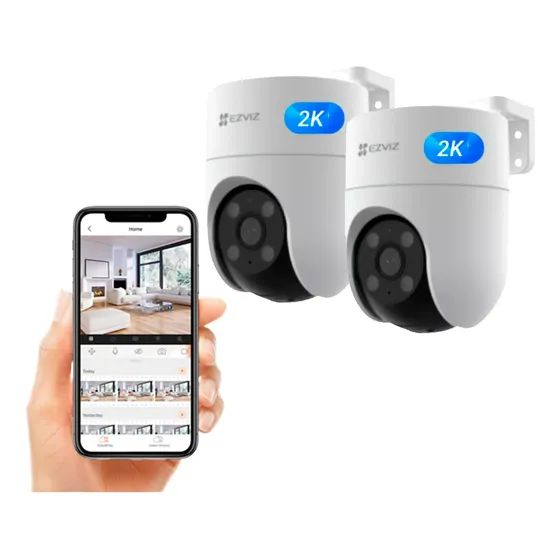 Combo X2 Camara De Seguridad Wifi Ezviz H8c 4mp Pcreg