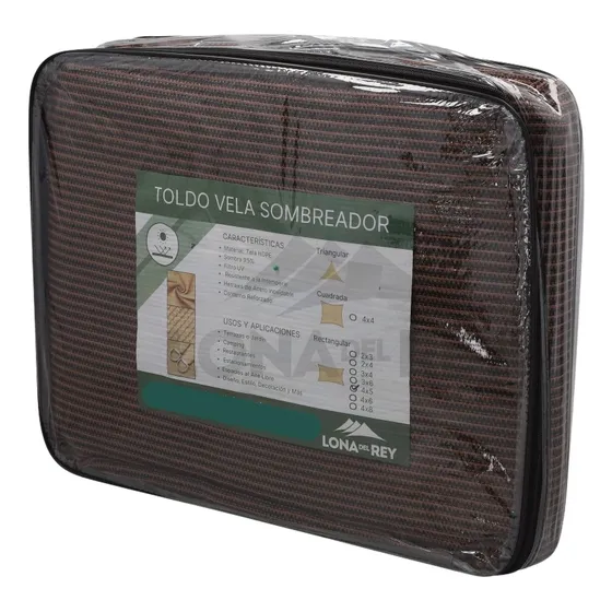 Vela Sombreadora Toldo Malla Rectangular 3x6