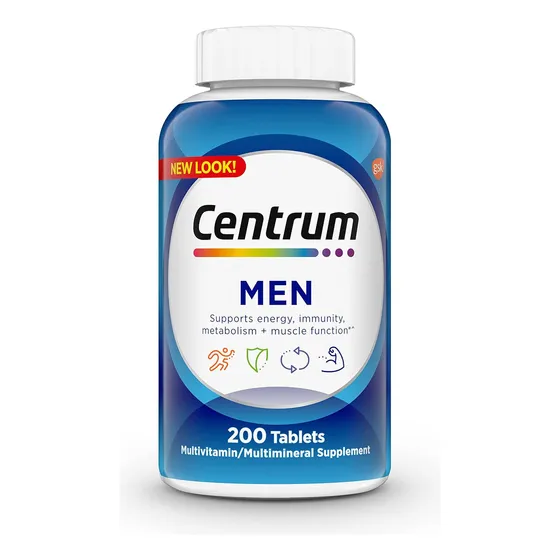 Centrum Multivitaminico Para Hombres(men) 200tabs Sellado