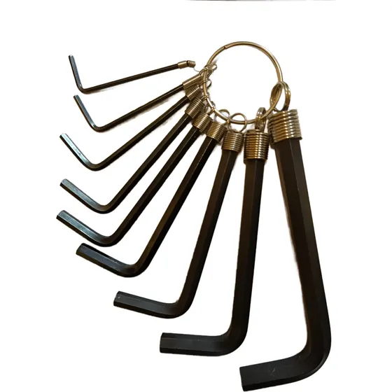 Juego De Llaves Allen Torque  De 9 Pza