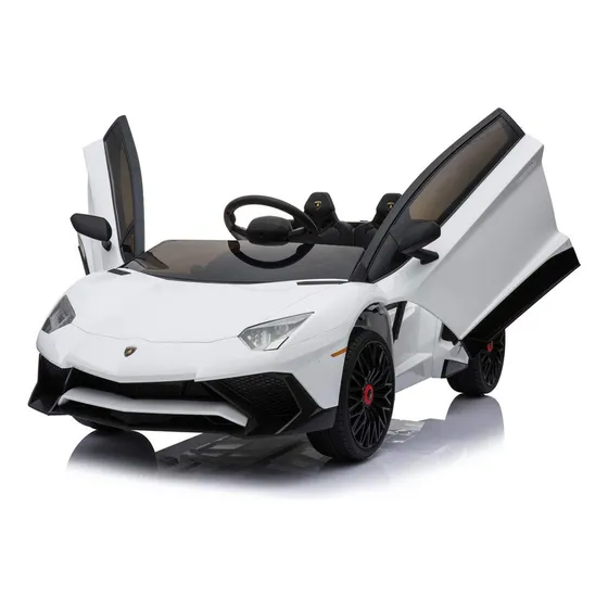 Mini Moto Lamborghini Eléctrica 12v Blanco Control Remoto