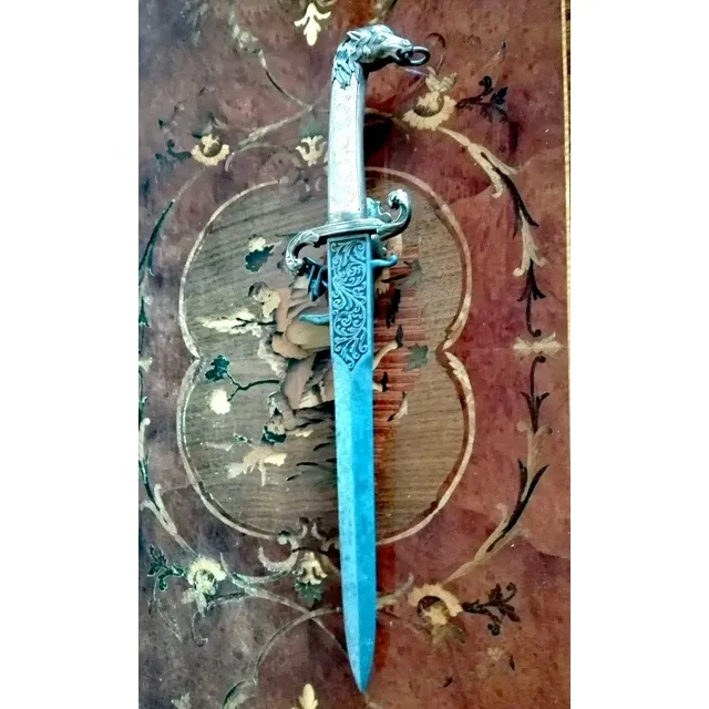Adorno Réplica Pistola Pistolón Revólver Avantcarga Bayoneta