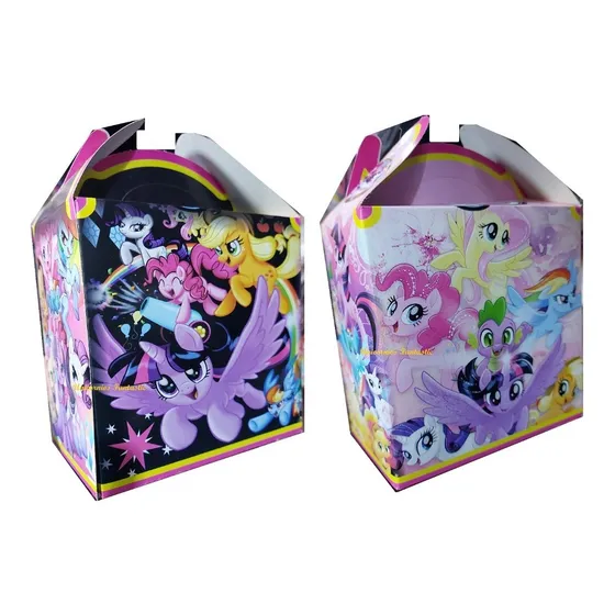 My Little Pony Rainbow Set 40 Dulceros Cajitas Bolo Feliz
