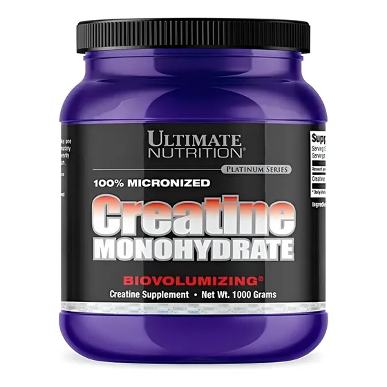 Creatina Monohidratada 1 Kg Ultimate Nutrition Sin Sabor Vegana