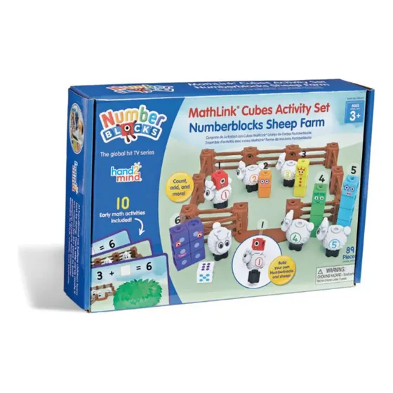 Set De Figuras Number Blocks Granja De Ovejas De 89 Pcs