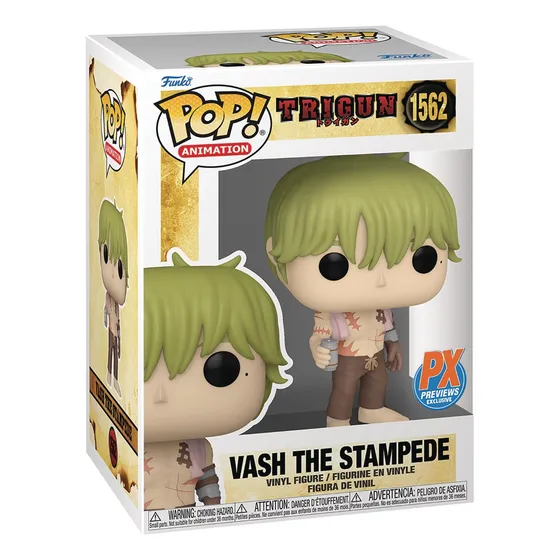 Figura Funko Pop! Animación Trigun Vash The Stampede, 10 Cm