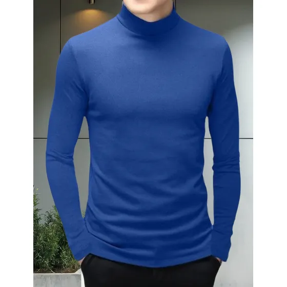 Polos En Cafarena Cuello Alto Para Hombre
