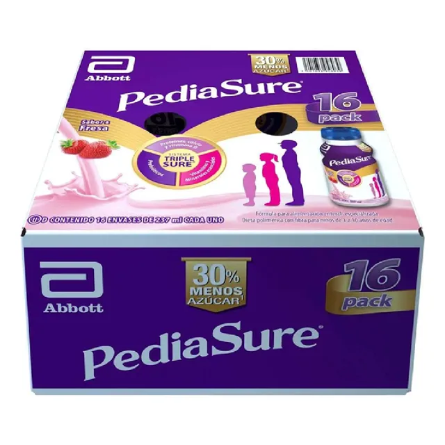 Pediasure Suplemento Alimenticio Para Niños 16 De 237 Ml