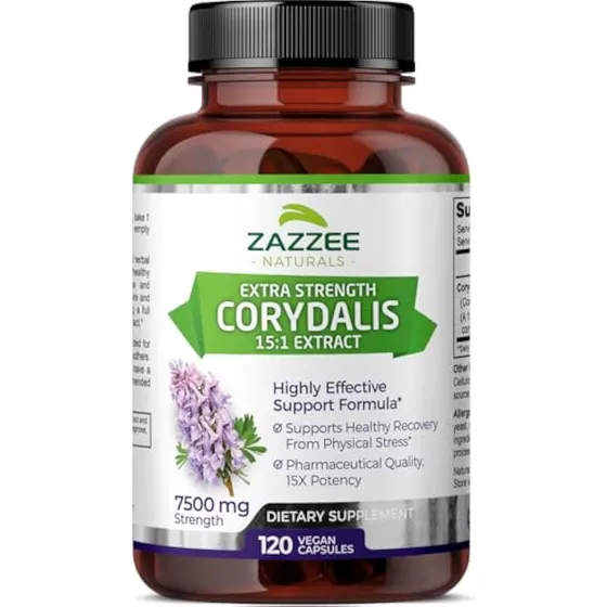 Extracto De Corydalis 15:1 De Zazzee Extra Strength, 7500