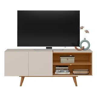 Rack Para Tv Aldan 55 2 Portas - Colibri Cor Off White Matte / Frejo Rack Para Tv Aldan 55 2 Portas - Colibri Cor Off White Matte / Frejo