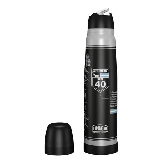 Termo Lumilagro Luminox Acero Inoxidable Colores Diseño 1 Lt