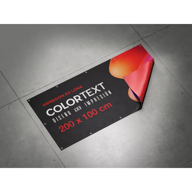 Lona Impresa Con Ojales. Banners.