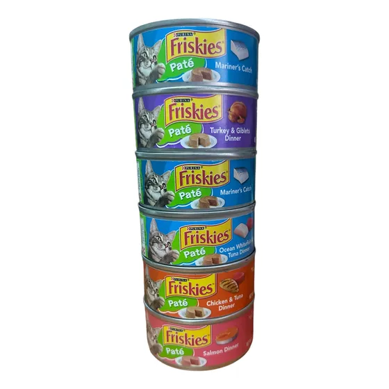 Friskies Pate De Comida Para Gatos (6 Latas)