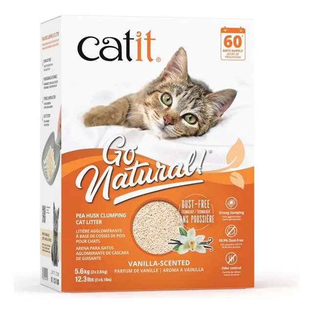 Arena Sanitaria Cat It Go Natural 5.6 Kg Vainilla