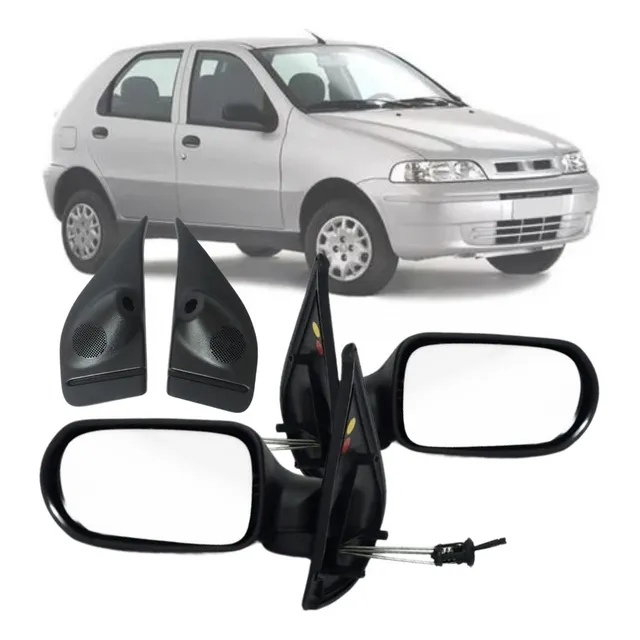 Par Retrovisor Palio 2001 2002 2003 Acabamento 4 Portas C/c