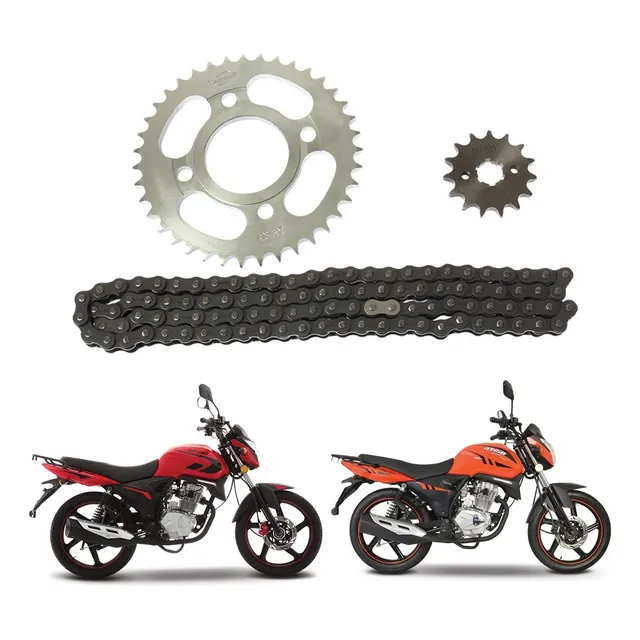 Kit Arrastre Sprocket Cadena Piñon Italika Dt150 Sport 2